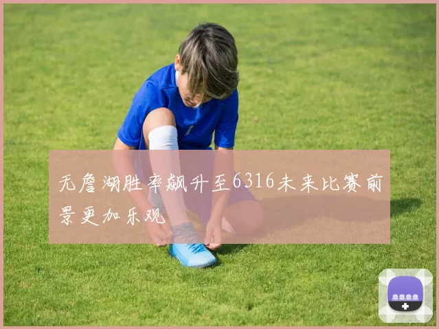 无詹湖胜率飙升至6316未来比赛前景更加乐观