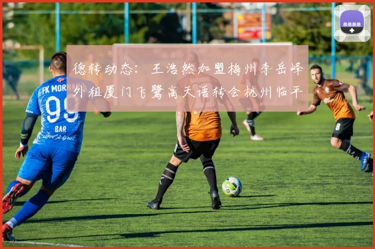 德转动态：王浩然加盟梅州李岳峰外租厦门飞鹭高天语转会杭州临平吴越
